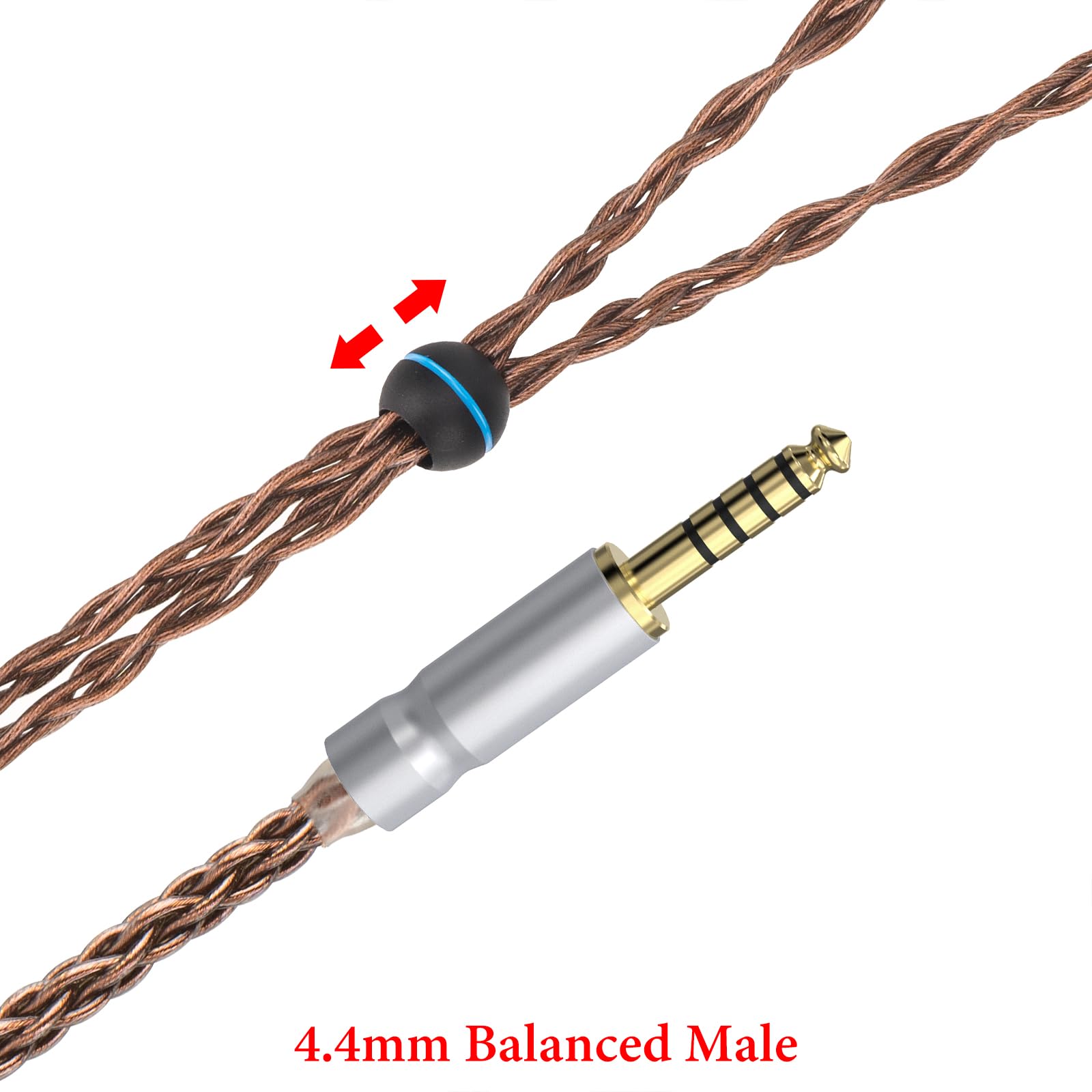 MDR-Z7M2, 4.4mmキンバーケーブル 4.4mm standard Balanced Audio cable For Sony MDR-Z1R/Z7/Z7M2